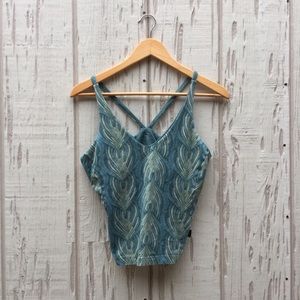 Patagonia work out exercise tank crop top